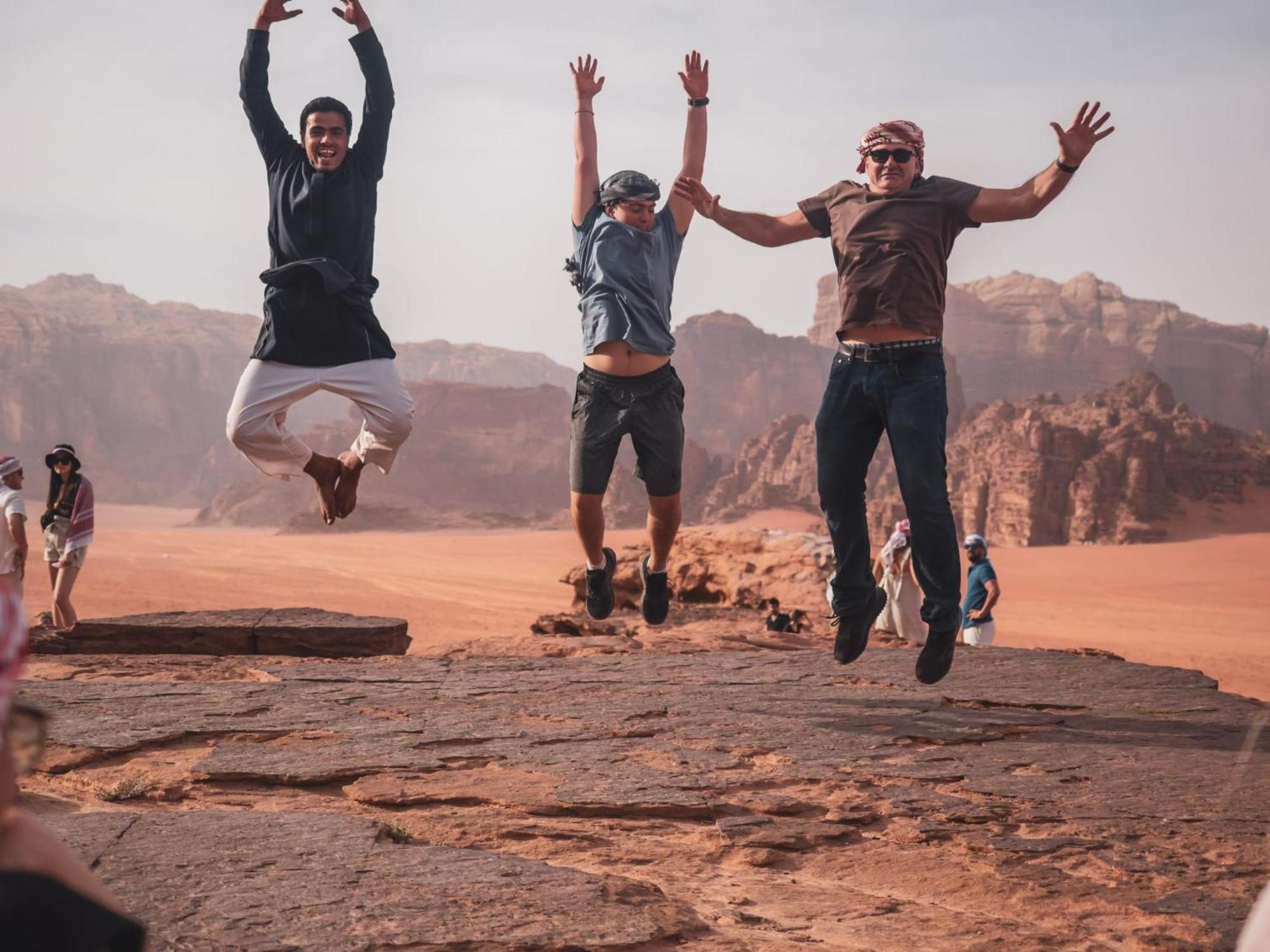 Wadi Rum Galaxy Camp Bed & Breakfast Exterior photo